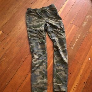 Camo girls leggings